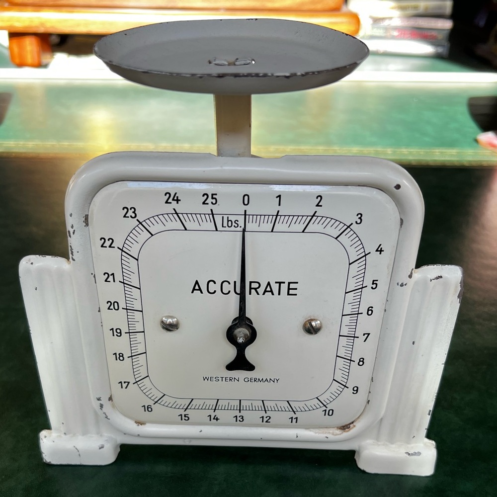 Art Deco Style Accurate German Kitchen Scale Made in West Germany